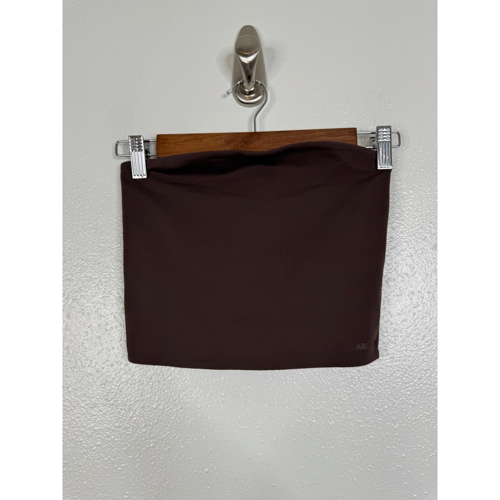 Aritzia Babaton Contour Tube Top Brown Small Strapless Bodysuit Style 128947